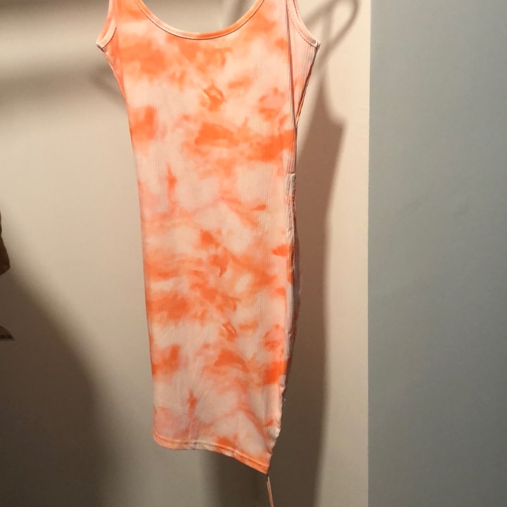 Tye dye mini dress